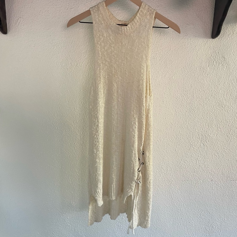 Sun and Shadow Knit Tunic Tank XS